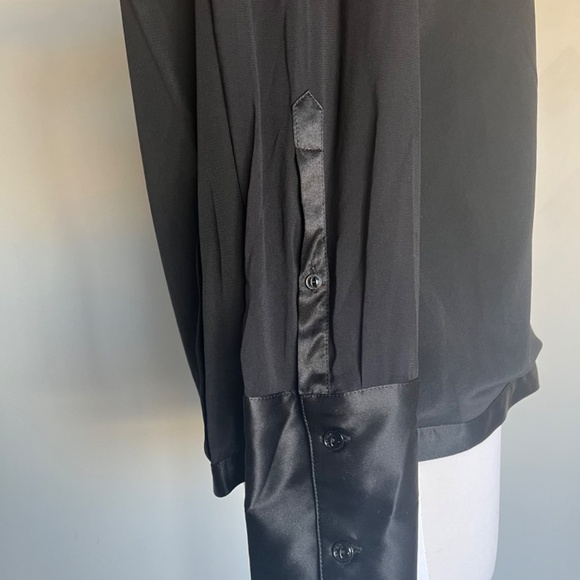 Rag & Bone Blaine Silk Chiffon Surplice V-neck Cocktail Holiday Sexy Blouse Top - Picture 9 of 12